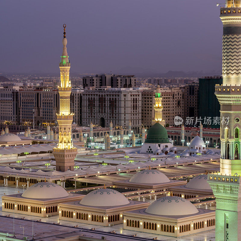 麦地那先知清真寺(Al-Masjid an-Nabawi